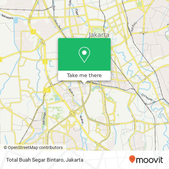 Total Buah Segar Bintaro map