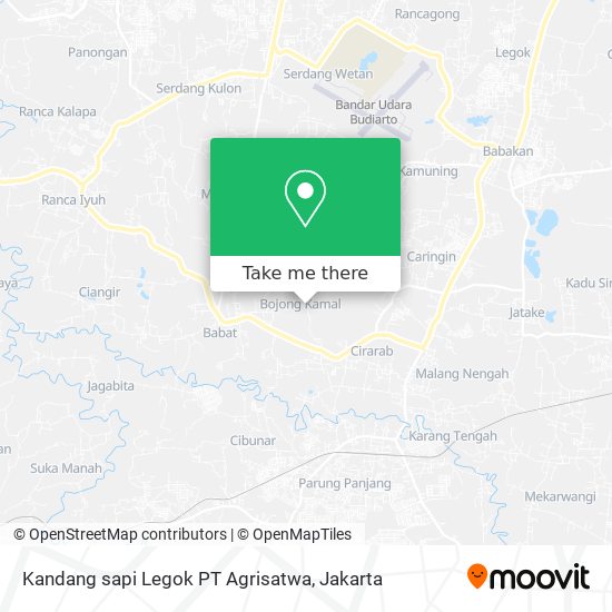 Kandang sapi Legok  PT Agrisatwa map