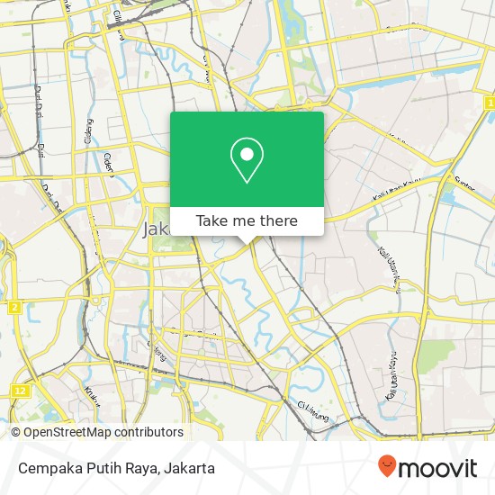 Cempaka Putih Raya map