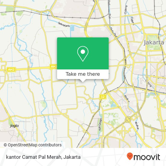 kantor Camat Pal Merah map