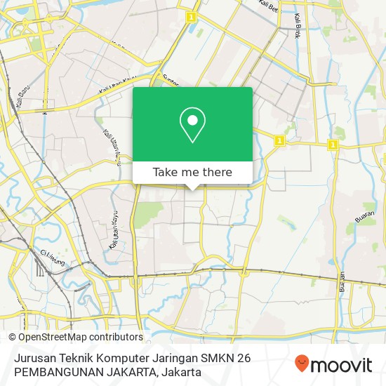 Jurusan Teknik Komputer Jaringan SMKN 26 PEMBANGUNAN JAKARTA map