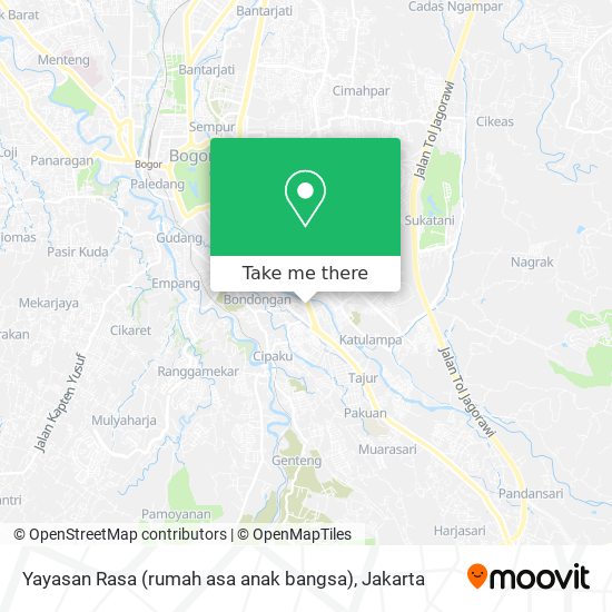 Yayasan Rasa (rumah asa anak bangsa) map