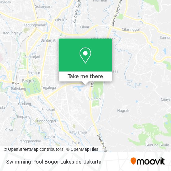 Swimming Pool Bogor Lakeside map