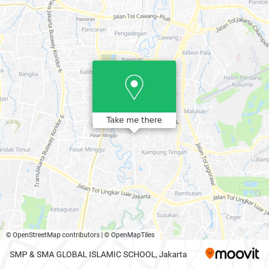 SMP & SMA GLOBAL ISLAMIC SCHOOL map