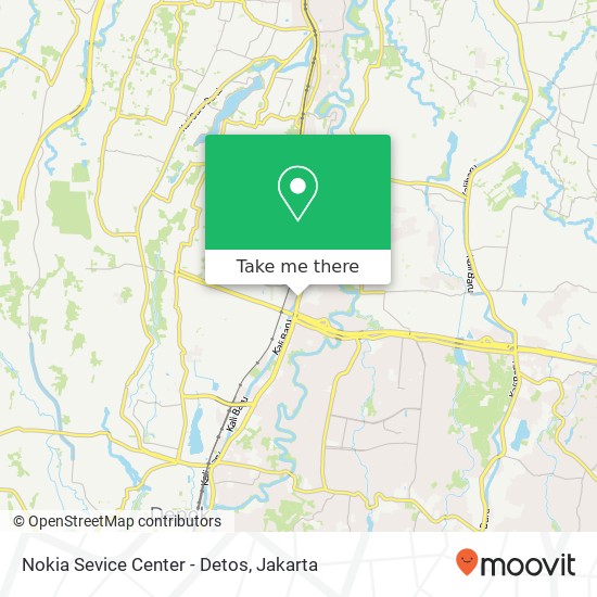 Nokia Sevice Center - Detos map