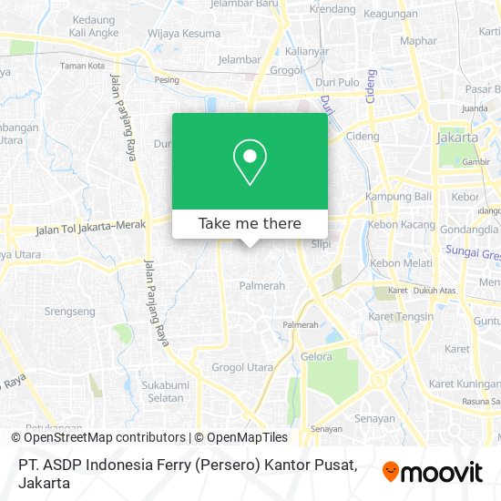 PT. ASDP Indonesia Ferry (Persero) Kantor Pusat map
