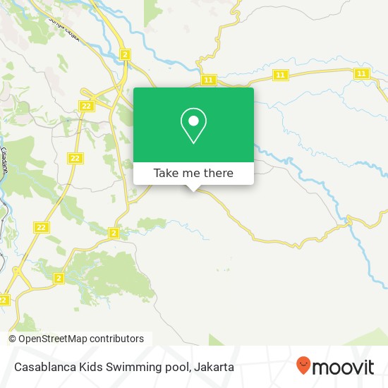 Casablanca Kids Swimming pool map