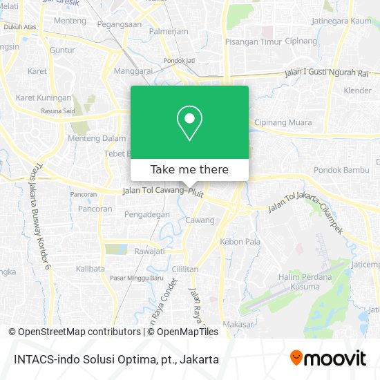 INTACS-indo Solusi Optima, pt. map