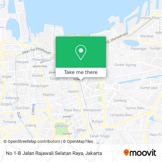No 1-B Jalan Rajawali Selatan Raya map