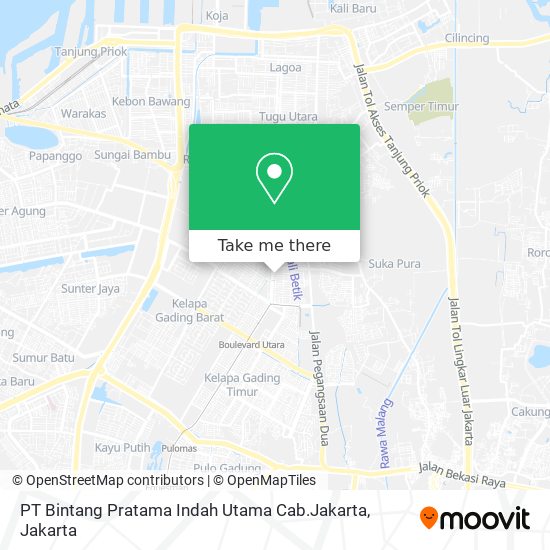 PT Bintang Pratama Indah Utama Cab.Jakarta map