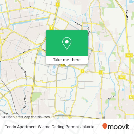 Tenda Apartment Wisma Gading Permai map