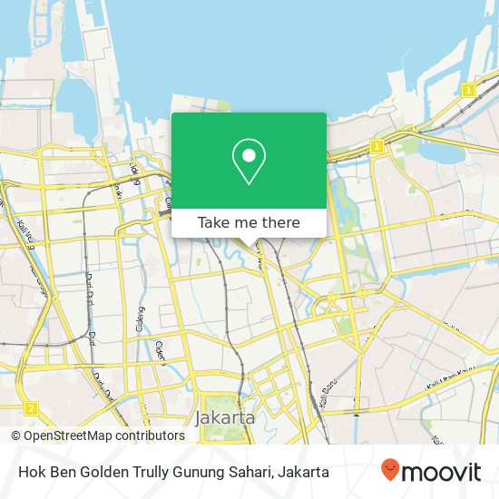 Hok Ben Golden Trully Gunung Sahari map