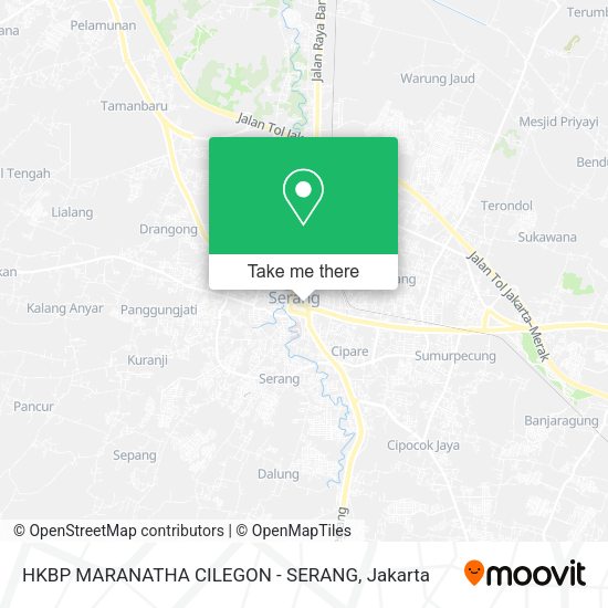 HKBP MARANATHA CILEGON - SERANG map