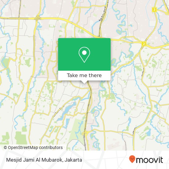 Mesjid Jami Al Mubarok map