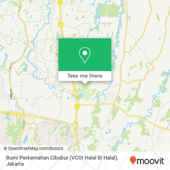 Bumi Perkemahan Cibubur (VCOI Halal Bi Halal) map