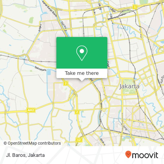 Jl. Baros map