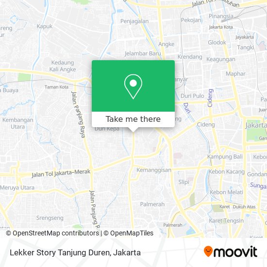 Lekker Story Tanjung Duren map