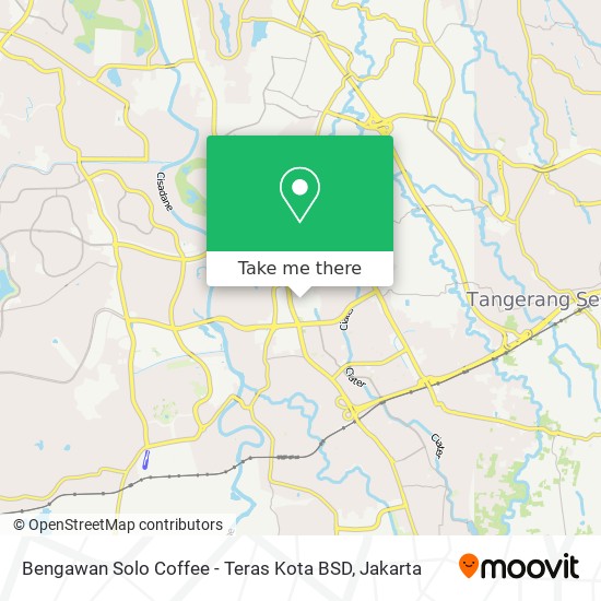 Bengawan Solo Coffee - Teras Kota BSD map