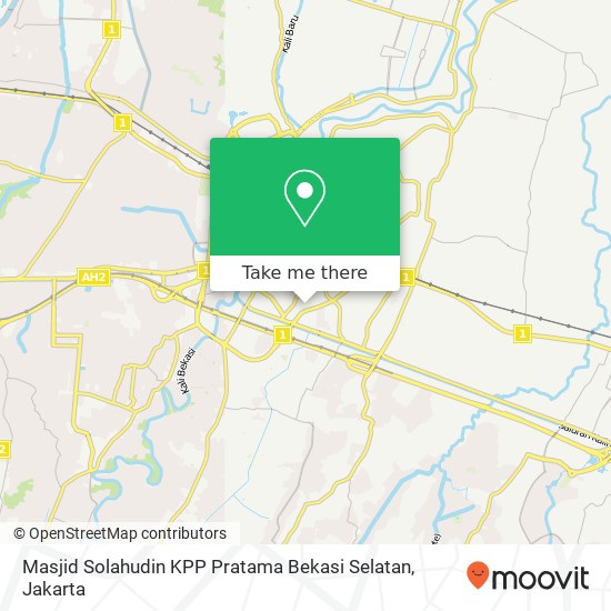 Masjid Solahudin KPP Pratama Bekasi Selatan map