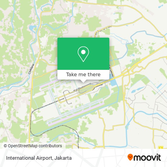 International Airport map