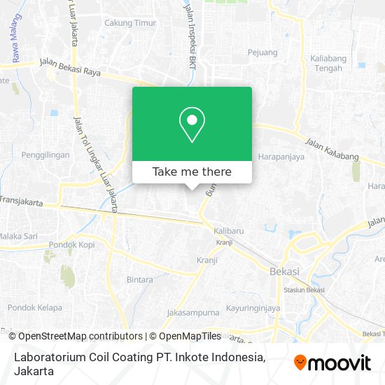 Laboratorium Coil Coating PT. Inkote Indonesia map