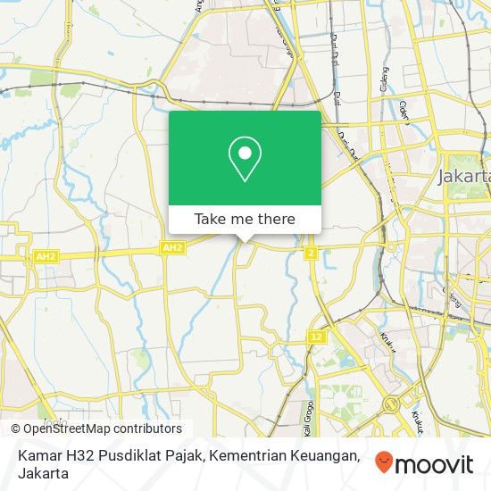 Kamar H32 Pusdiklat Pajak, Kementrian Keuangan map