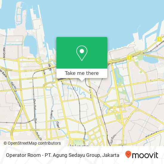 Operator Room - PT. Agung Sedayu Group map