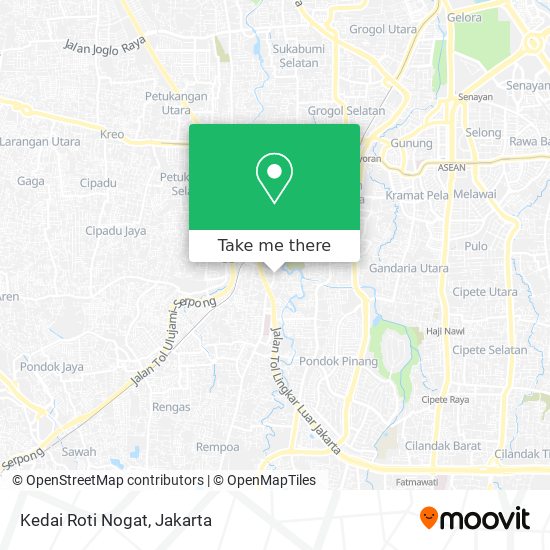 Kedai Roti Nogat map