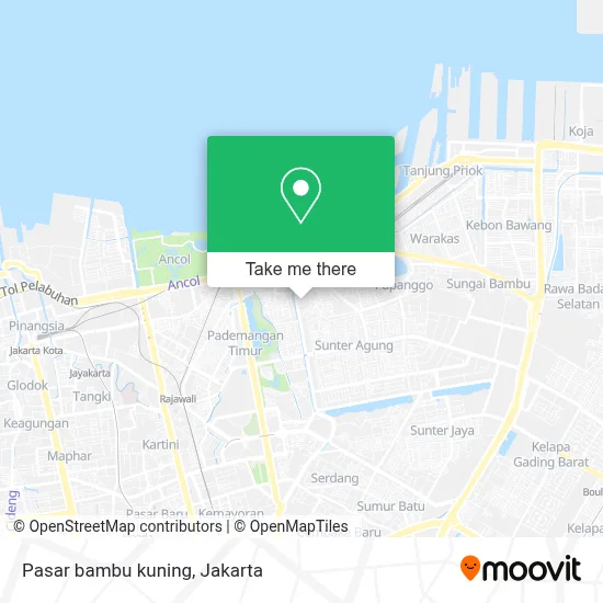 Pasar bambu kuning map