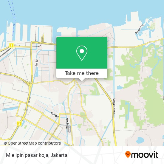 Mie ipin pasar koja map