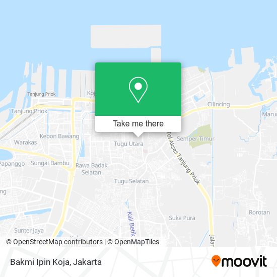 Bakmi Ipin Koja map