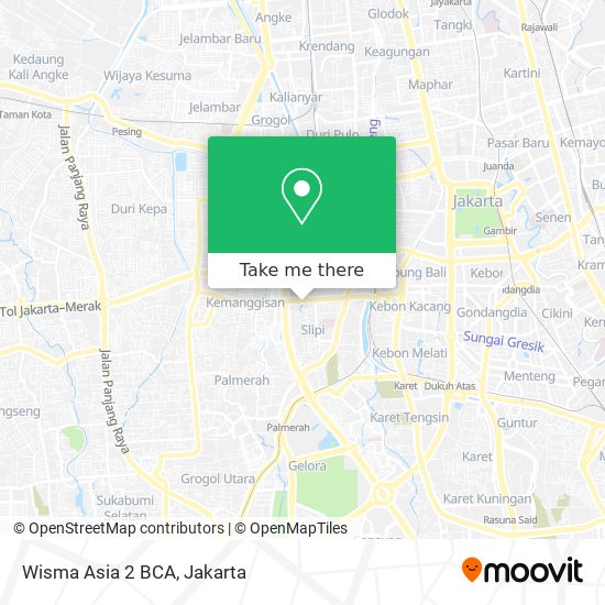 Wisma Asia 2 BCA map