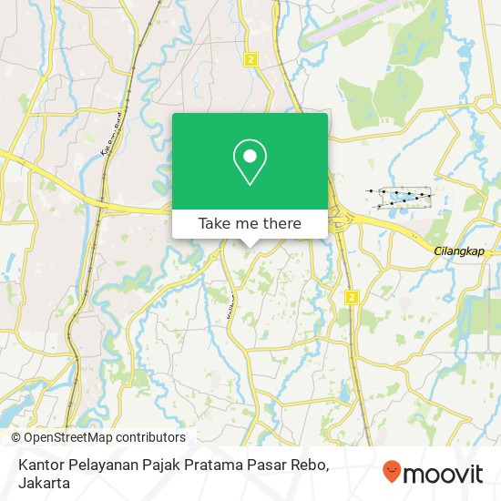 Kantor Pelayanan Pajak Pratama Pasar Rebo map