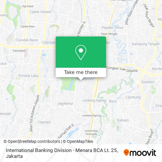 International Banking Division - Menara BCA Lt. 25 map