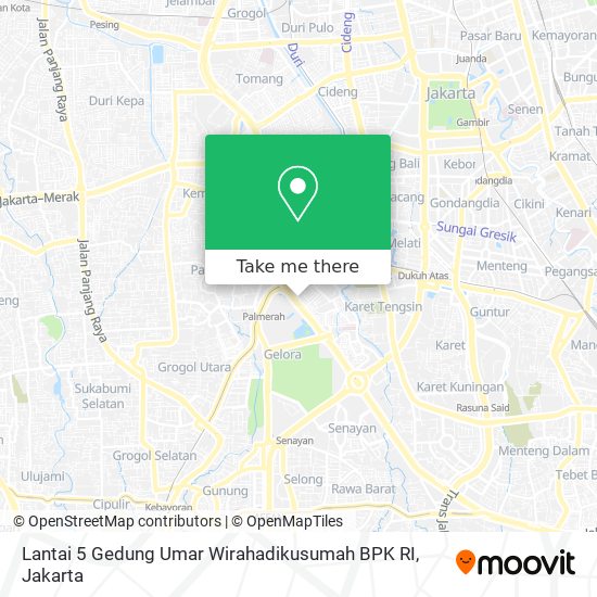 Lantai 5 Gedung Umar Wirahadikusumah BPK RI map