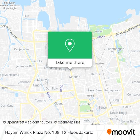 Hayam Wuruk Plaza No. 108, 12 Floor map