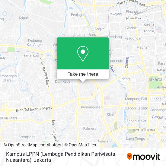 Kampus LPPN (Lembaga Pendidikan Pariwisata Nusantara) map
