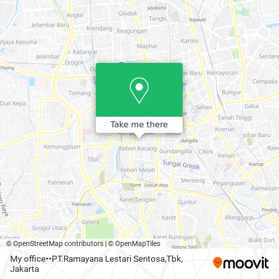 My office••PT.Ramayana Lestari Sentosa,Tbk map