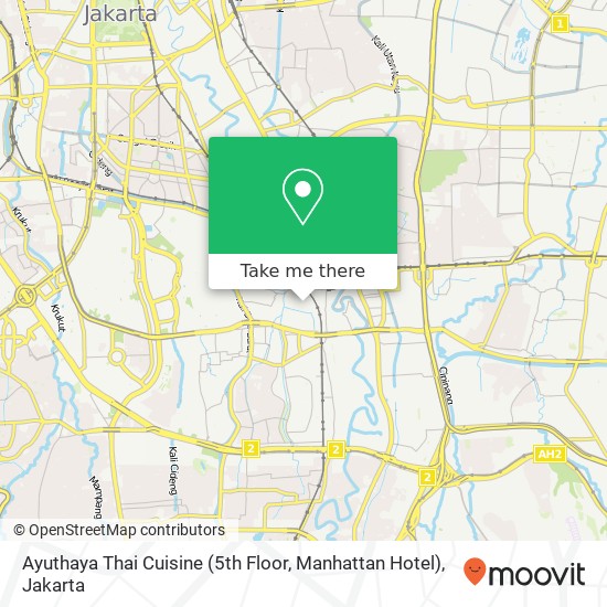 Ayuthaya Thai Cuisine (5th Floor, Manhattan Hotel) map
