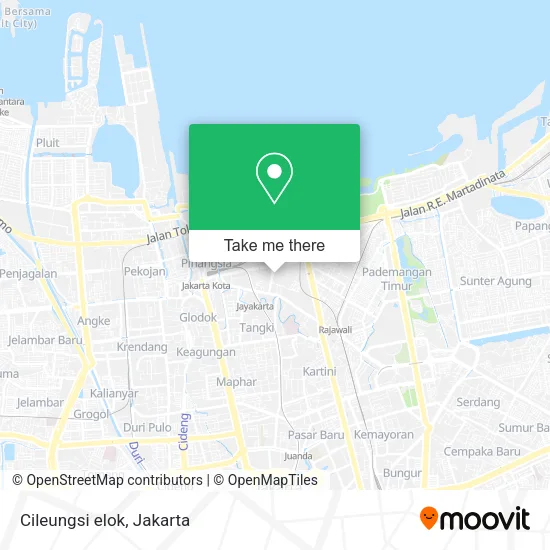 Cileungsi elok map