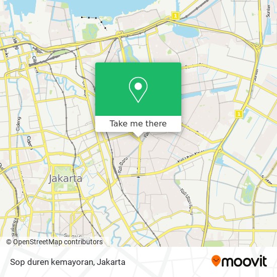 Sop duren kemayoran map