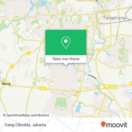 Gang Cibodas map