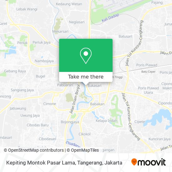 Kepiting Montok Pasar Lama, Tangerang map