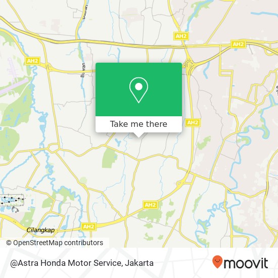 @Astra Honda Motor Service map