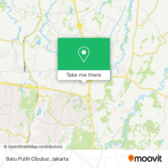 Batu Putih Cibubur map