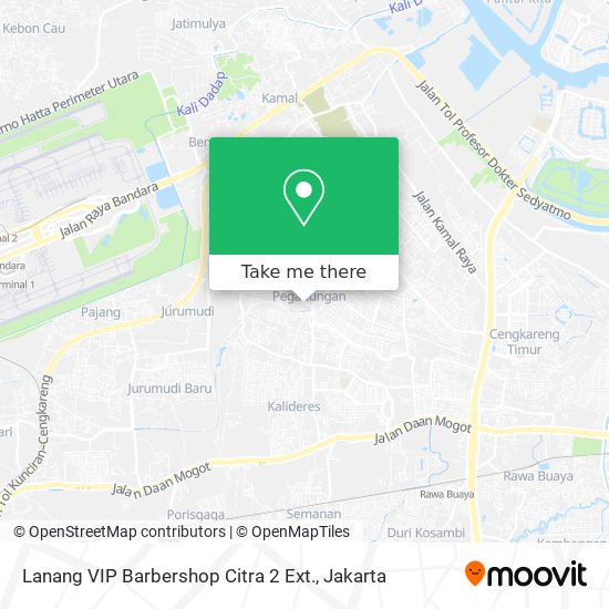 Lanang VIP Barbershop Citra 2 Ext. map