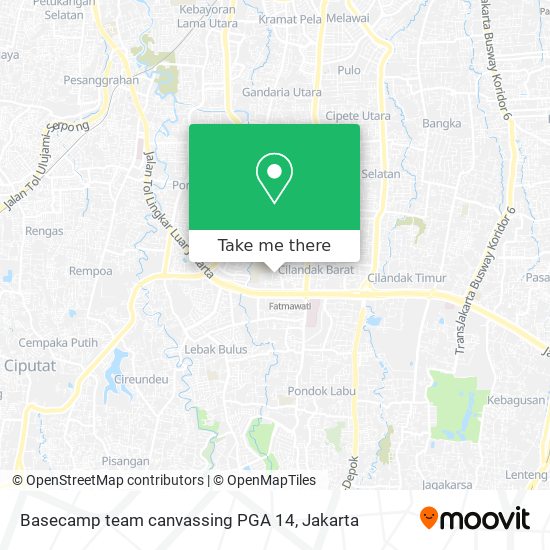 Basecamp team canvassing PGA 14 map