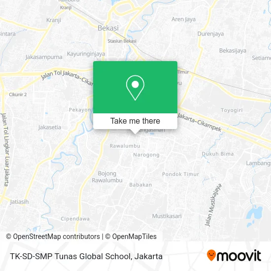 TK-SD-SMP Tunas Global School map