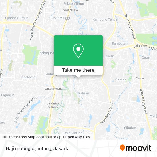 Haji moong cijantung map