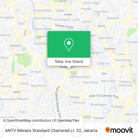 ANTV Menara Standard Chartered Lt. 32 map